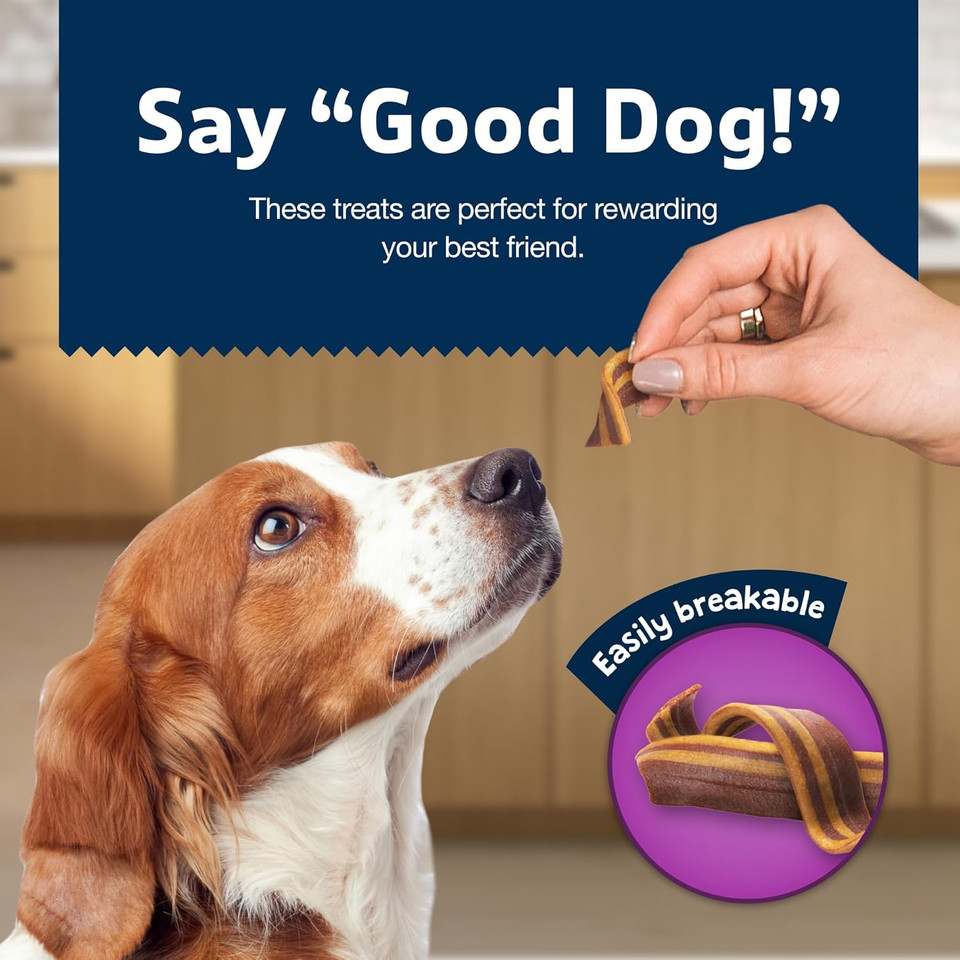 Blue Buffalo Sizzlers Bacon-Style Dog Treats With Real Usa Pork, Original Flavor, 15-Oz. Bag