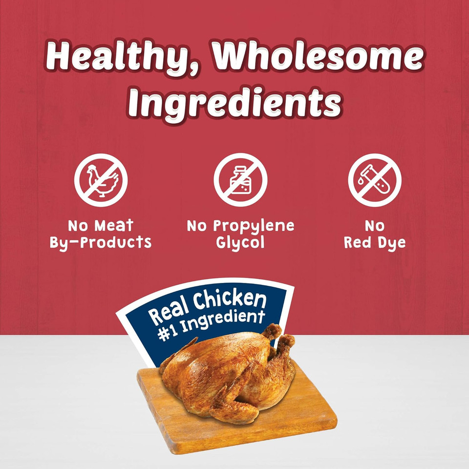 Blue Buffalo Stix Natural Soft-Moist Dog Treats, Chicken Recipe 5-Oz Bag (Pack Of 6)