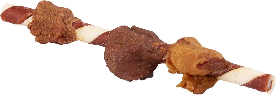 Good'N'Fun Triple Flavor Kabobs 4 Ounces, Snack For All Dogs, Case Of 36 Individual Packs