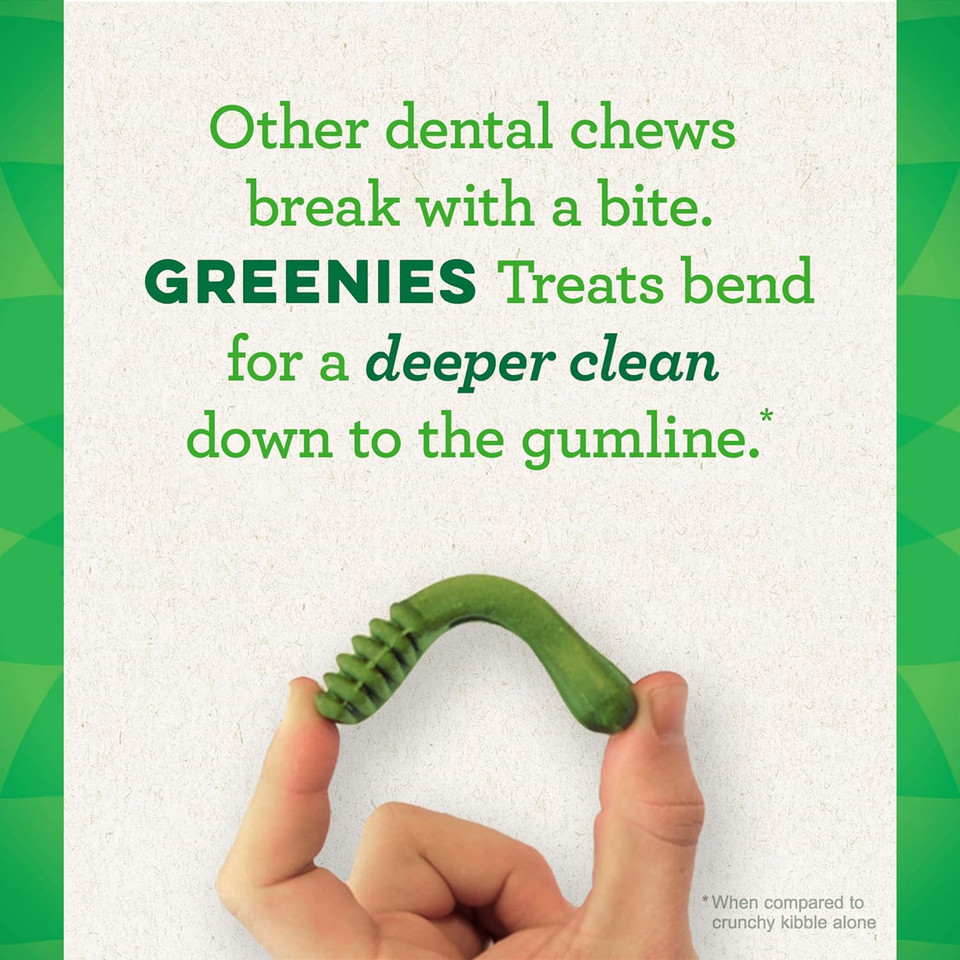 Greenies Original Petite Natural Dental Care Dog Treats, 3 Oz. Pack (5 Treats)