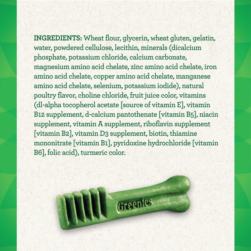 Greenies Original Petite Natural Dental Care Dog Treats, 3 Oz. Pack (5 Treats)