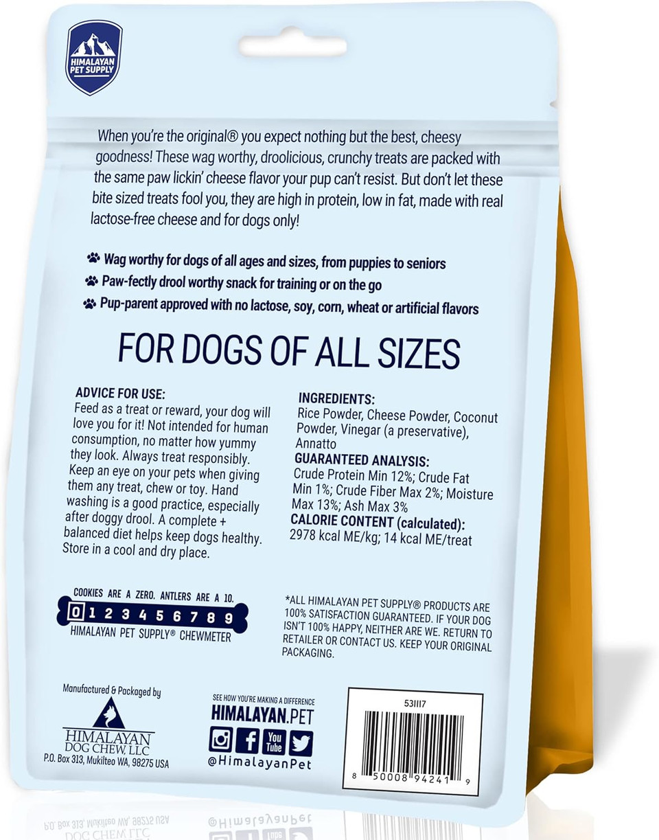Barkeetos Cheese | Made With Real Himalayan Cheese | Protein Rich - Lactose Free - Gluten Free - Grain Free | Usa Made | For All Breeds | 3 Oz Of Droolicious, Crunchy Goodness
