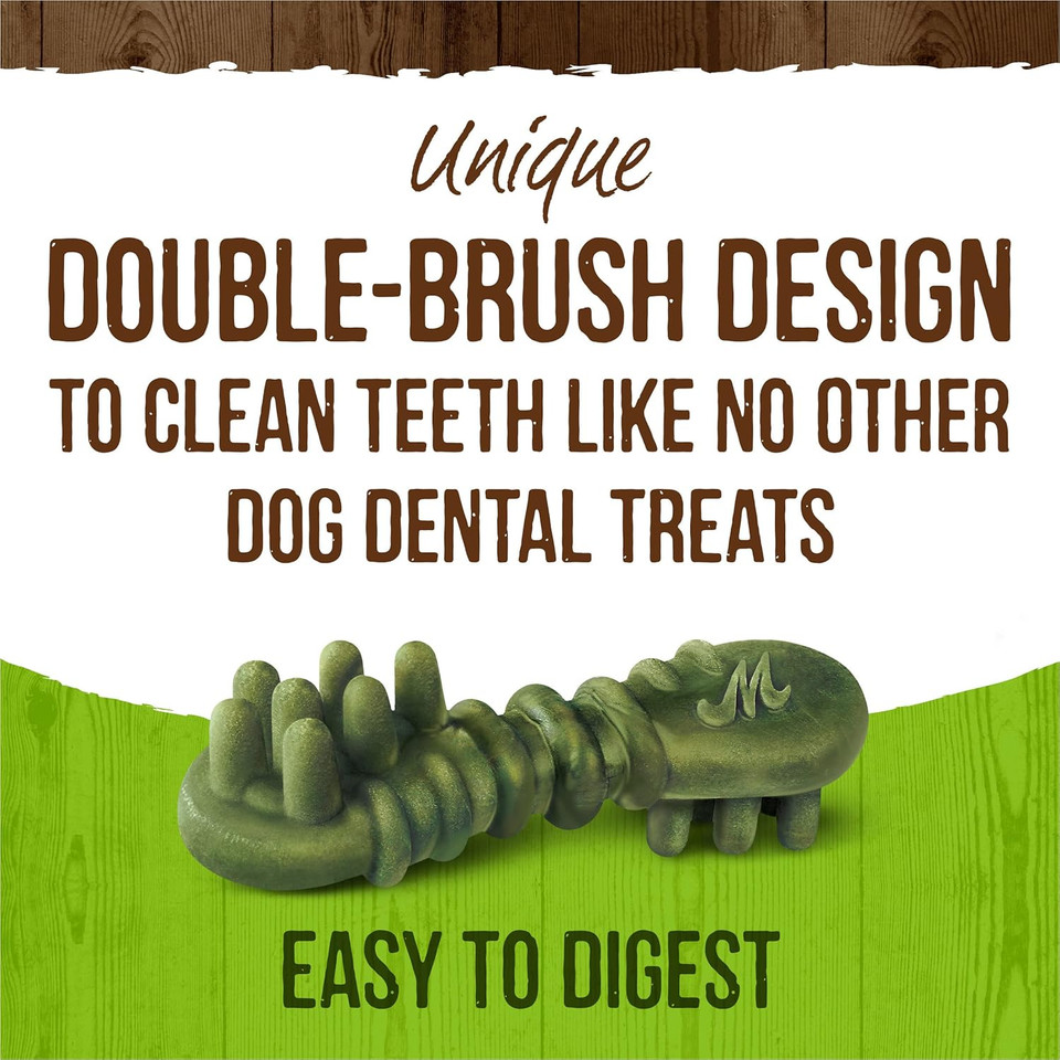 Merrick Fresh Kisses Natural Dental Chews Infused With Coconut And Botanical Oils For Tiny Dogs 5-15 Lbs - 33 Ct. Bag