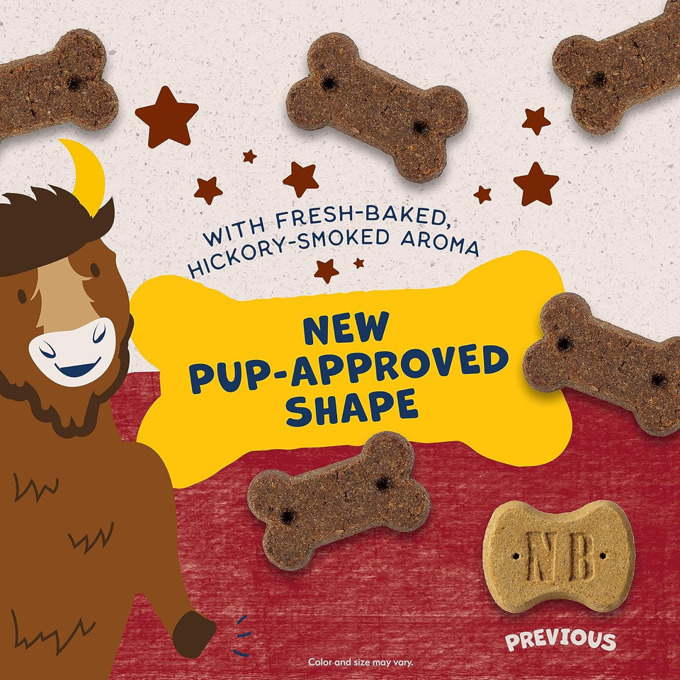 Natural Balance Limited Ingredient Rewards Crunchy Biscuits, Bite-Size Grain-Free Dog Treats For Small-Breed Adult Dogs, Made With Real Bison, 8 Ounce (Pack Of 1)
