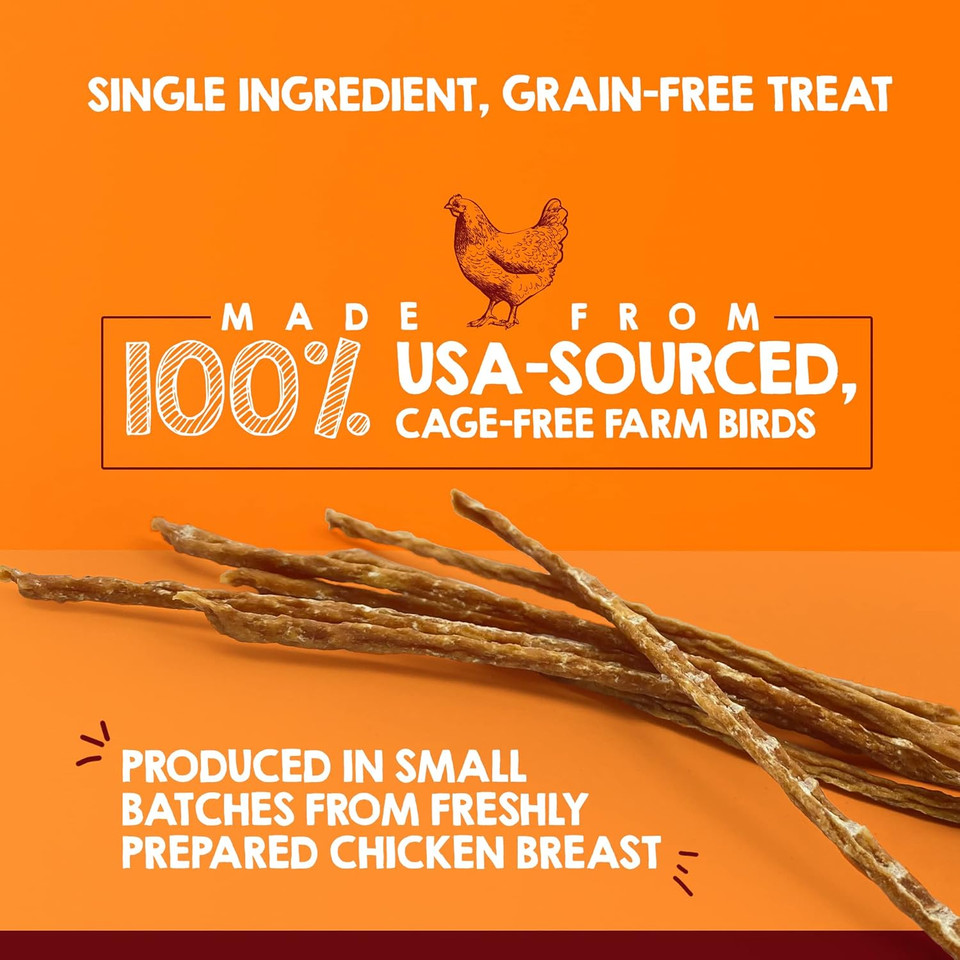 Riley'S Chicken Strips For Dogs - Usa Sourced Single Ingredient Dog Treat -Dehydrated Real Meat Dog Treats Natural Chicken Sticks Dog Jerky Treats - 6 Oz