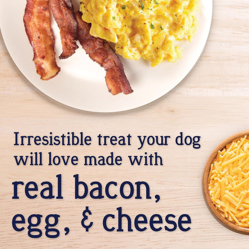 Stewart Freeze Dried Dog Treats, Puffpops Bacon, Egg, And Cheese Recipe, Gluten Free, 2.8 Ounce Resealable Pouch, Made In Usa, Dog Training Treats