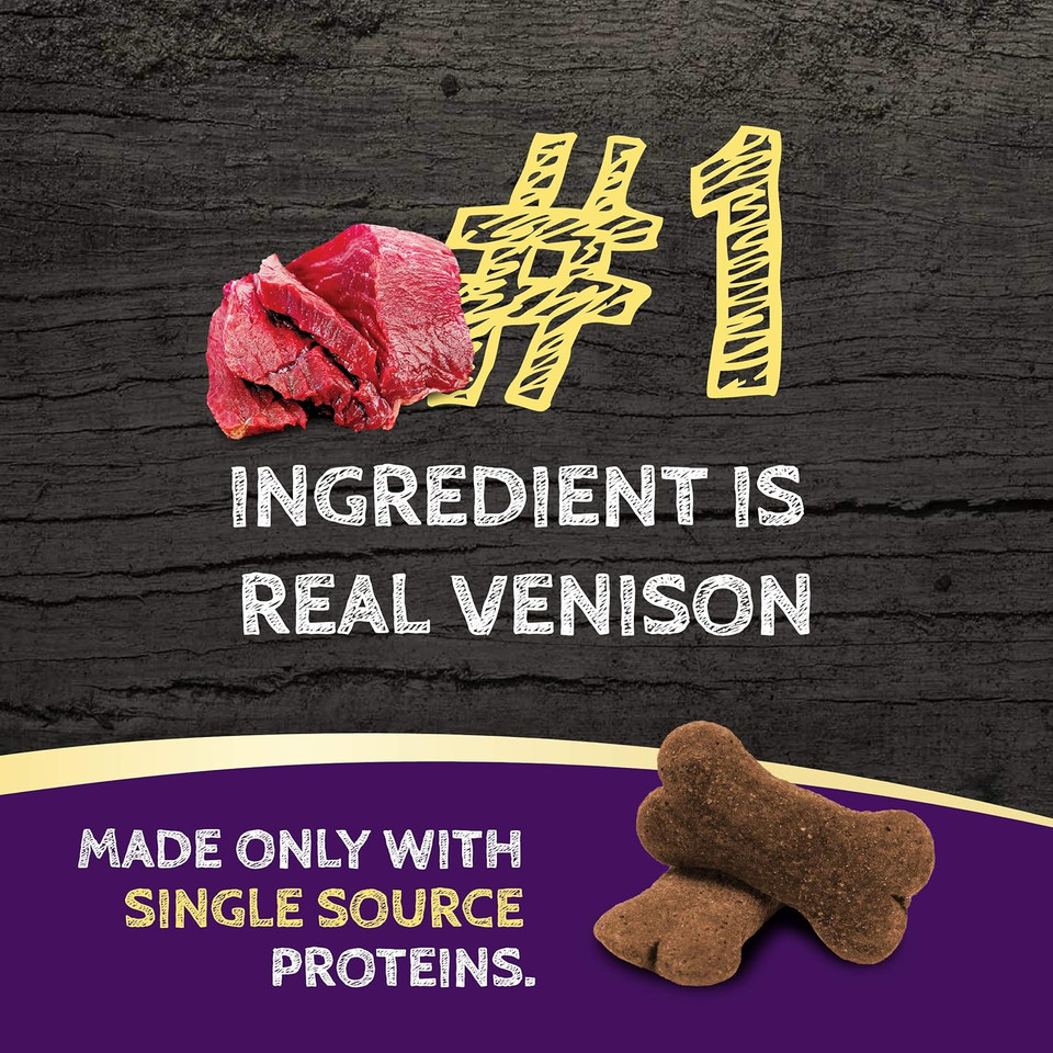 Zignature Venison Limited Ingredient Formula Biscuit Dog Treats 12Oz