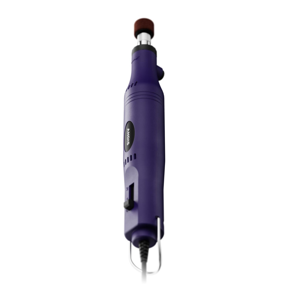 Andis 66745 Easyclip 2-Speed Pet Nail Grinder, Purple