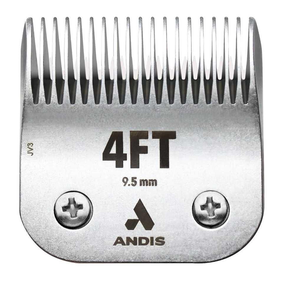 Andis 560194 Ceramicedge Clipper Blade #4Ft 24T Upper / 17T Lower, Stainless Steel