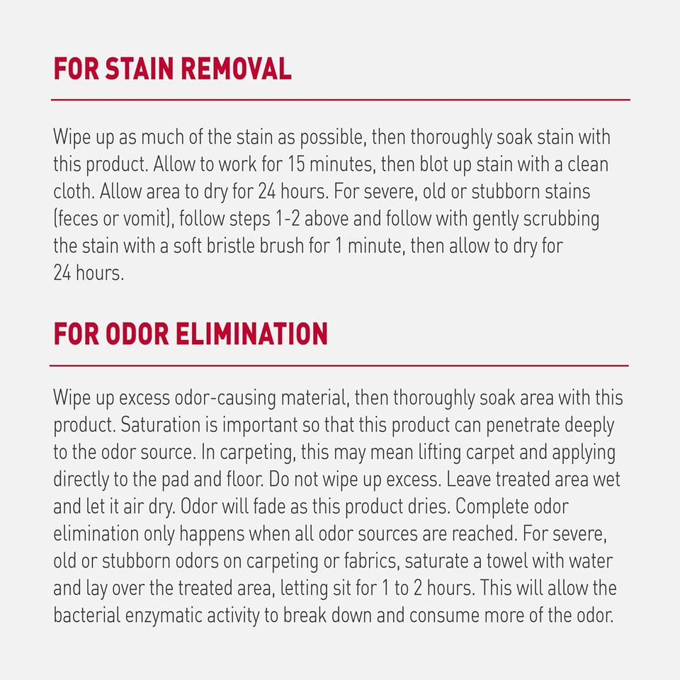 Nature'S Miracle Advanced Dog Stain And Odor Eliminator Spray, Severe Mess Enzymatic Formula, 32 Fl Oz