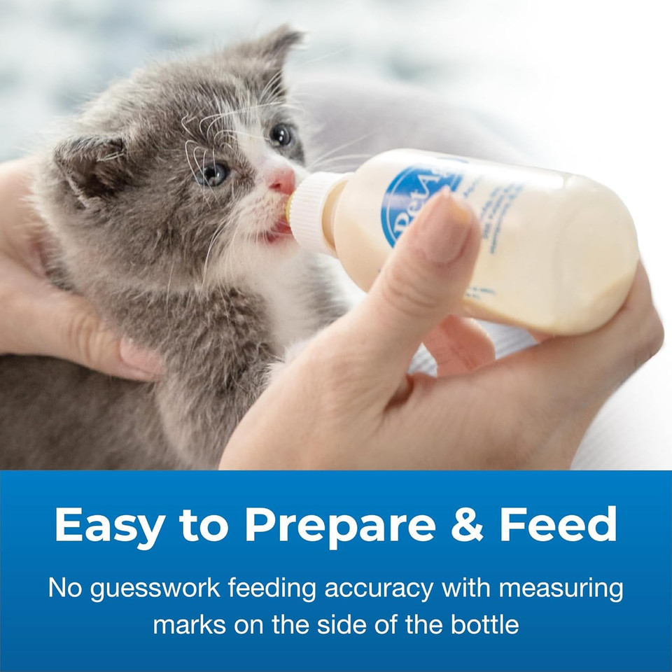 Pet-Ag Nursing Kit - 2 Oz, Pack Of 2 - Promotes The Natural Feeding Of Liquids To Baby Animals - Each Kit Includes 2 Oz. Bottle With Cap, 5 Nipples & Cleaning Brush