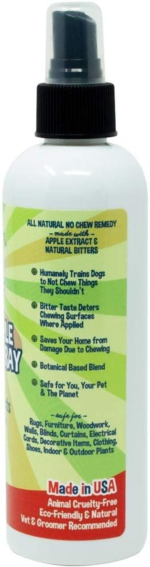 Bodhi Dog Premium Bitter Apple No Chew Spray | Natural Training Aid | Bitter Apple Chewing Spray For Dogs & Puppies | Deter Dogs From Chewing & Biting | Made In Usa | 8Oz