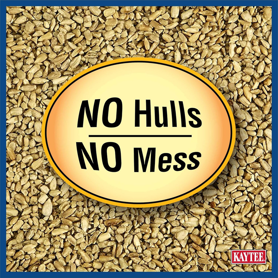 Kaytee Sunflower Hearts & Chips Wild Bird Food For Cardinals, Chickadees, Finches, Goldfinches, Grosbeaks, Nuthatches, And Titmice, 14 Lb