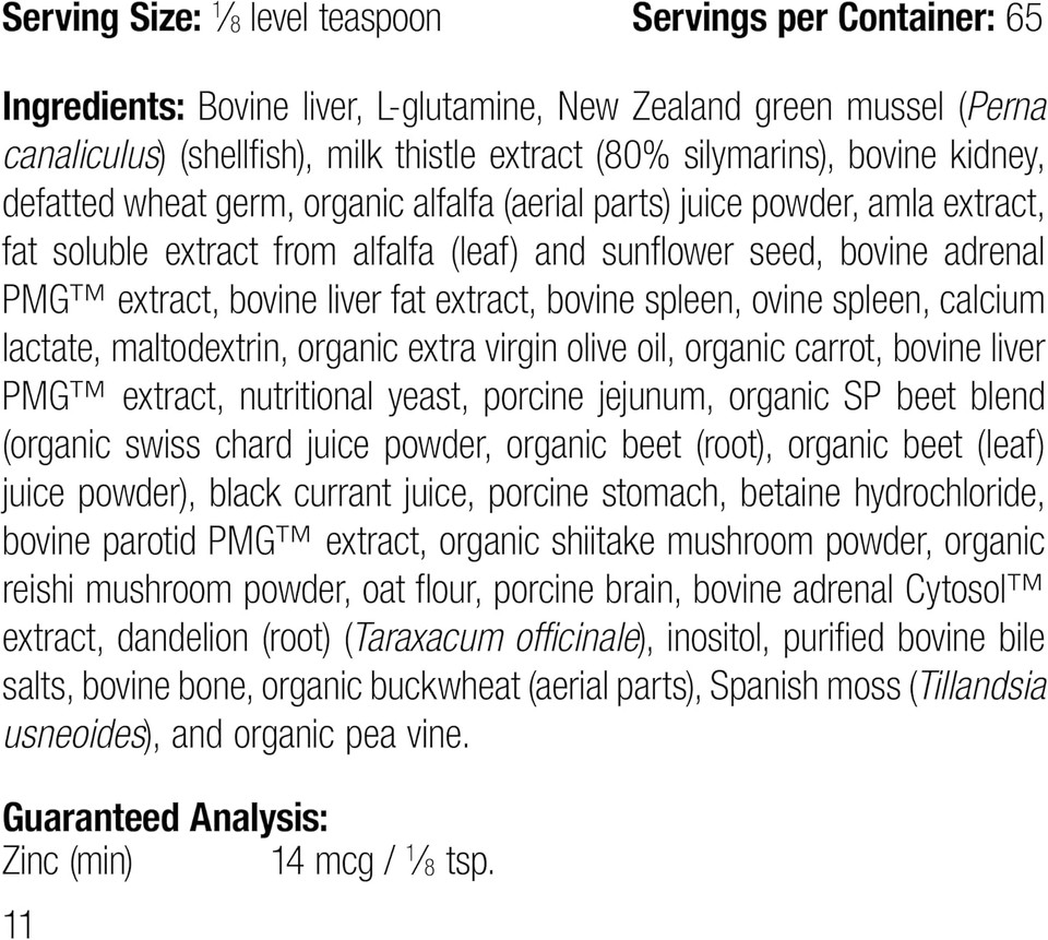 Standard Process Canine Dermal Support - Skin & Adrenal Gland Support Supplement - Comprehensive Skin Health Support Supplement For Dogs - Daily Immune & Liver Support Powder - 30 G