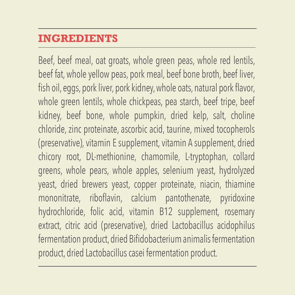 Acana Rescue Care For Adopted Dogs Dry Dog Food, Red Meat, Liver & Whole Oats Recipe, 4Lb