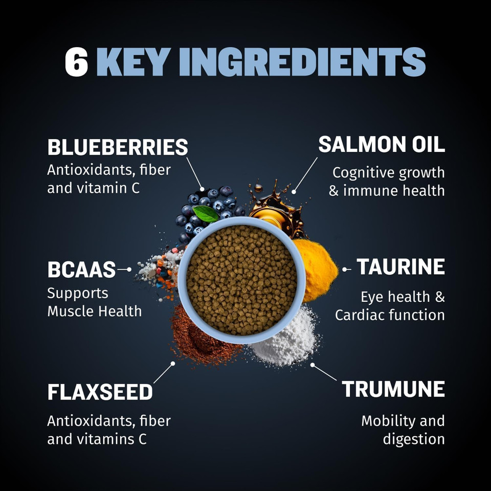 Bully Max 26/14 Small Breed Dry Dog Food & Immune Supplement Tablets Bundle - Skin, Coat, Sensitive Stomach & Immunity Support For Puppies, Adults & Seniors - 5Lbs Kibble Bites + 30 Chewable Tabs