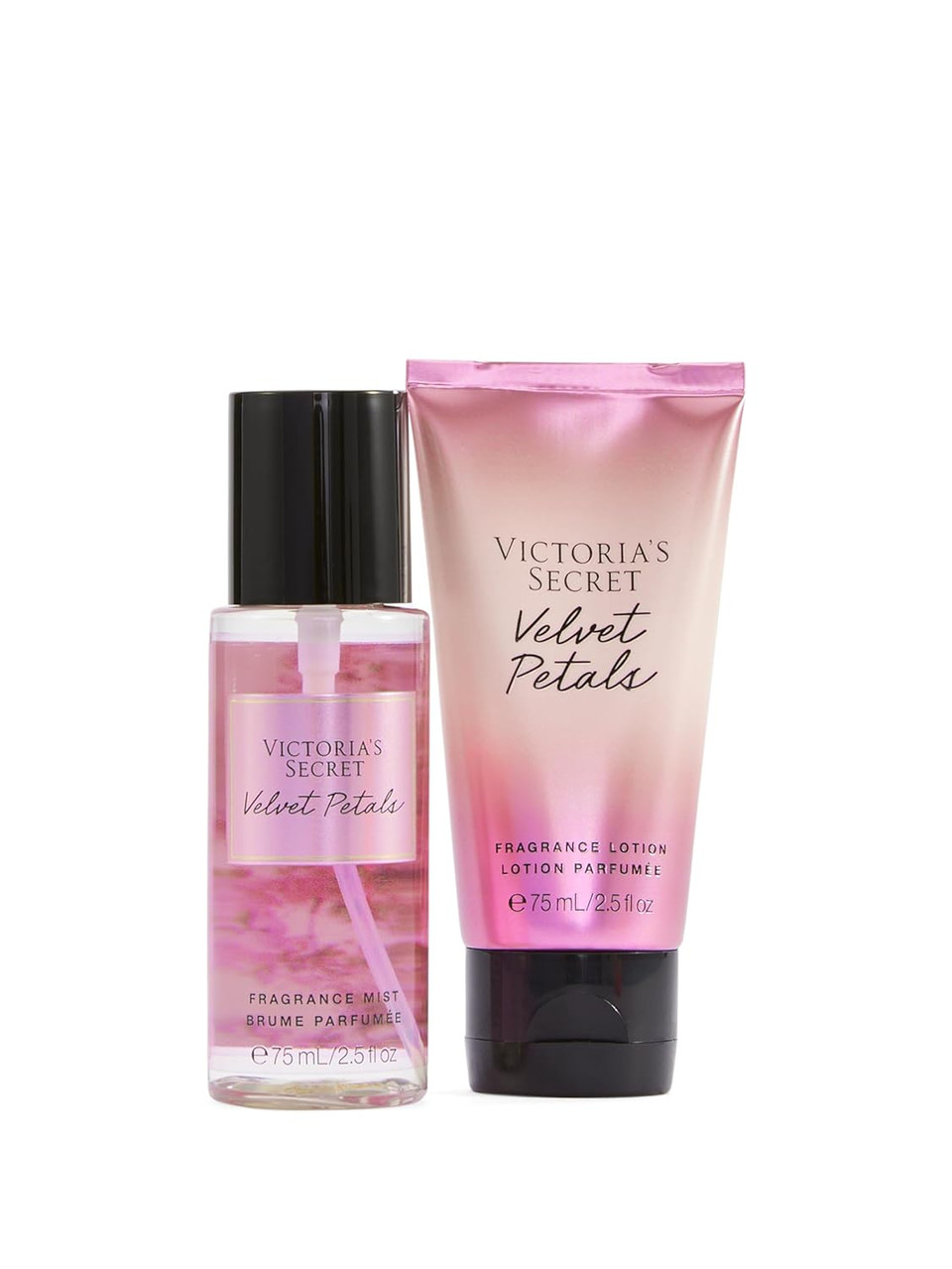 Victoria'S Secret Velvet Petals 2 Piece Mini Mist & Lotion Gift Set