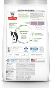 Hill'S Science Diet Senior Vitality, Senior Adult 7+, Senior Premium Nutrition, Dry Dog Food, Chicken & Rice, 3.5 Lb Bag