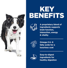 Hill'S Science Diet Senior Vitality, Senior Adult 7+, Senior Premium Nutrition, Dry Dog Food, Chicken & Rice, 3.5 Lb Bag