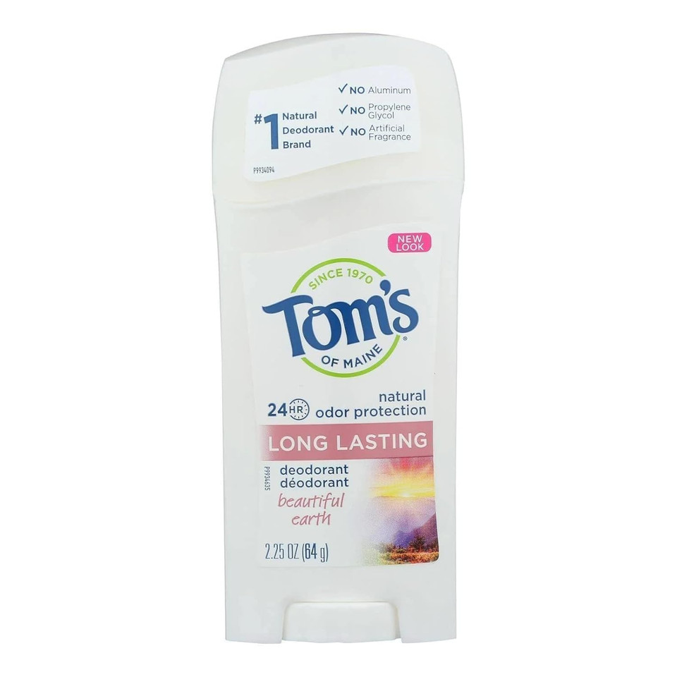 Tom'S Of Maine Long-Lasting Aluminum-Free Natural Deodorant For Women, Beautiful Earth, 2.25 Oz. 6-Pack