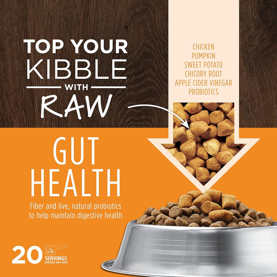 Instinct Freeze Dried Raw Boost Mixers Grain Free Gut Health All Natural Dog Food Topper, 5.5 Ounce (Pack Of 1)