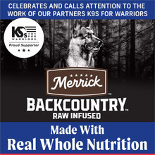Merrick Backcountry Raw Infused Grain Free Dog Food, Hero'S Banquet Recipe, Freeze Dried Dog Food - 4.0 Lb. Bag