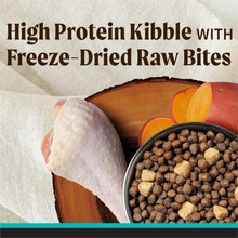 Merrick Backcountry Grain Free Dry Adult Dog Food, Kibble With Freeze Dried Raw Pieces, Game Bird Recipe - 4.0 Lb. Bag