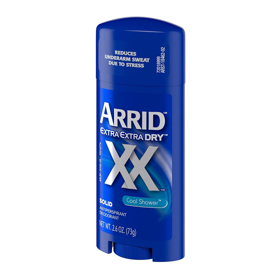 Arrid Deodorant 2.6 Ounce Solid Xx Cool Shower (76Ml) (3 Pack)