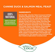 Nature'S Logic Canine Duck & Salmon Meal Feast, 4.4Lb