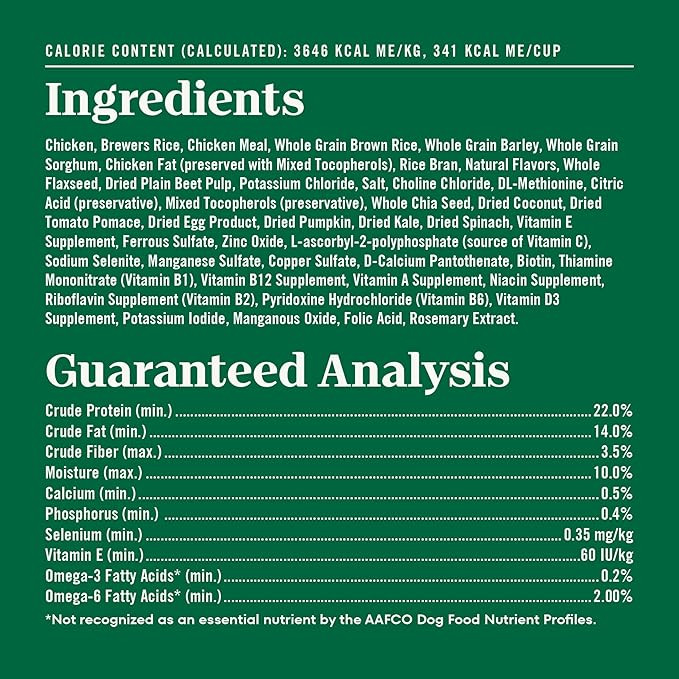 Nutro Natural Choice Senior Small Breed Dry Dog Food, Chicken And Brown Rice Recipe, 5 Lbs