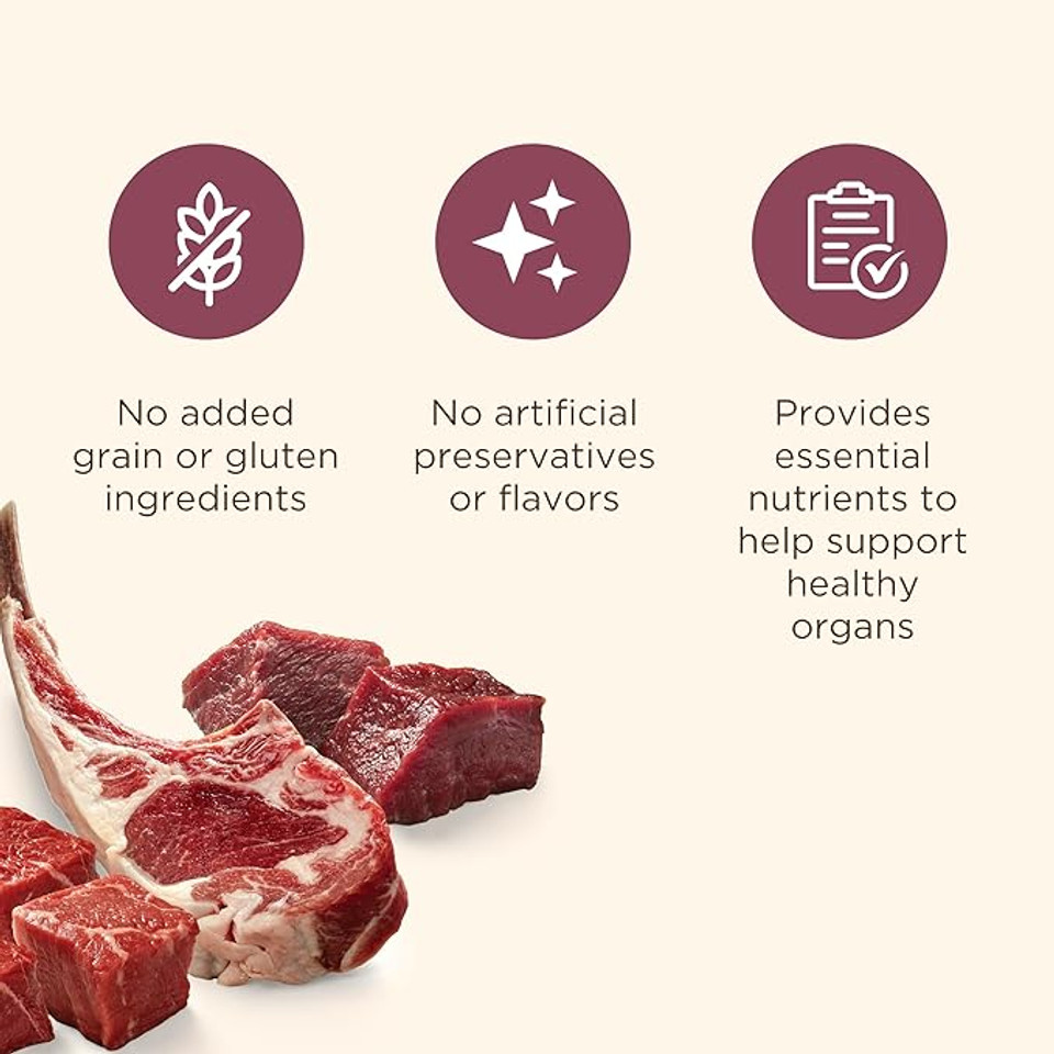 Rachael Ray Nutrish Peak Natural Dry Dog Food With Added Vitamins, Minerals & Taurine, Open Prairie Recipe With Beef, Venison & Lamb, 4 Pounds, Grain Free (Packaging May Vary)