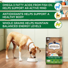 Premium Natural Dry Dog Food With Added Vitamins, Minerals & Taurine, Real Chicken & Veggies Recipe, 6 Pounds (Packaging May Vary)