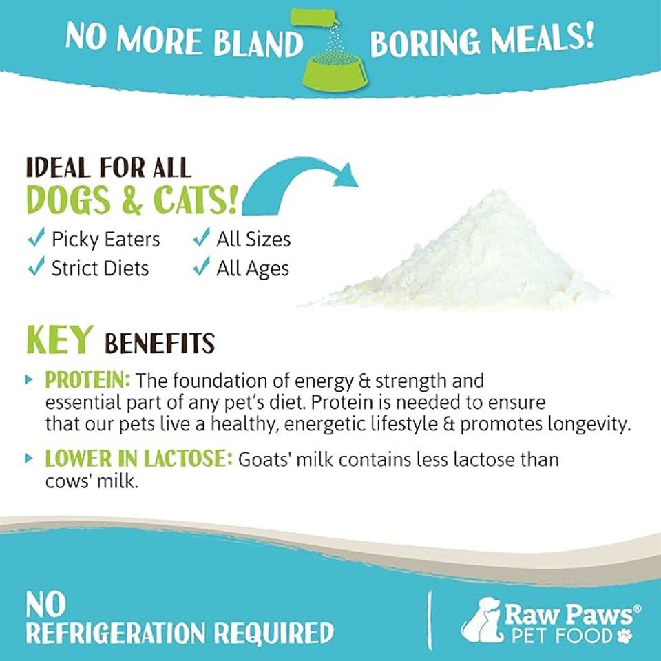 Raw Paws Boost Pet Food Topper Organic Peanut Powder, 2.8-Oz - Made In Usa - Dog Food Topper, Peanut Butter Dog Treats Meal Toppers For Dogs, Dog Flavor Food Toppers For Picky Dogs, Dog Food Sprinkles