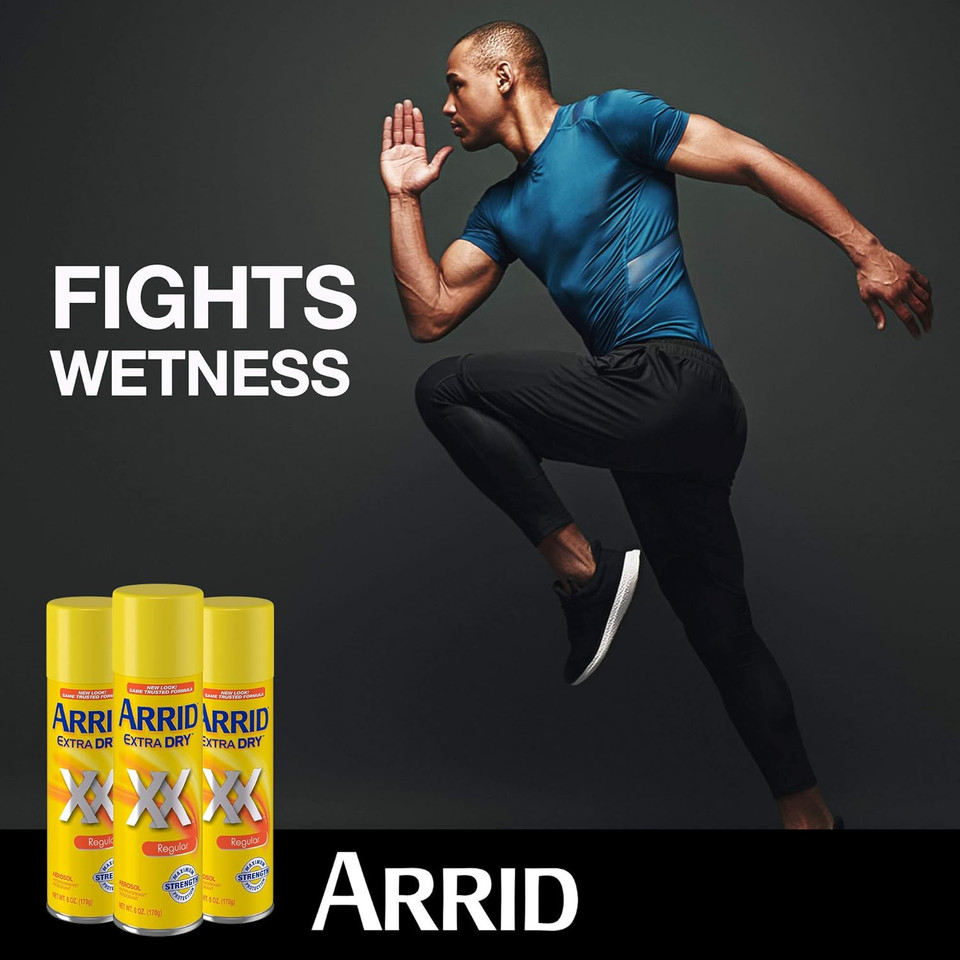 Arrid Xx Extra Dry Antiperspirant Deodorant, Regular, Twin Pack (Two 6Oz. Cans) Packaging May Vary