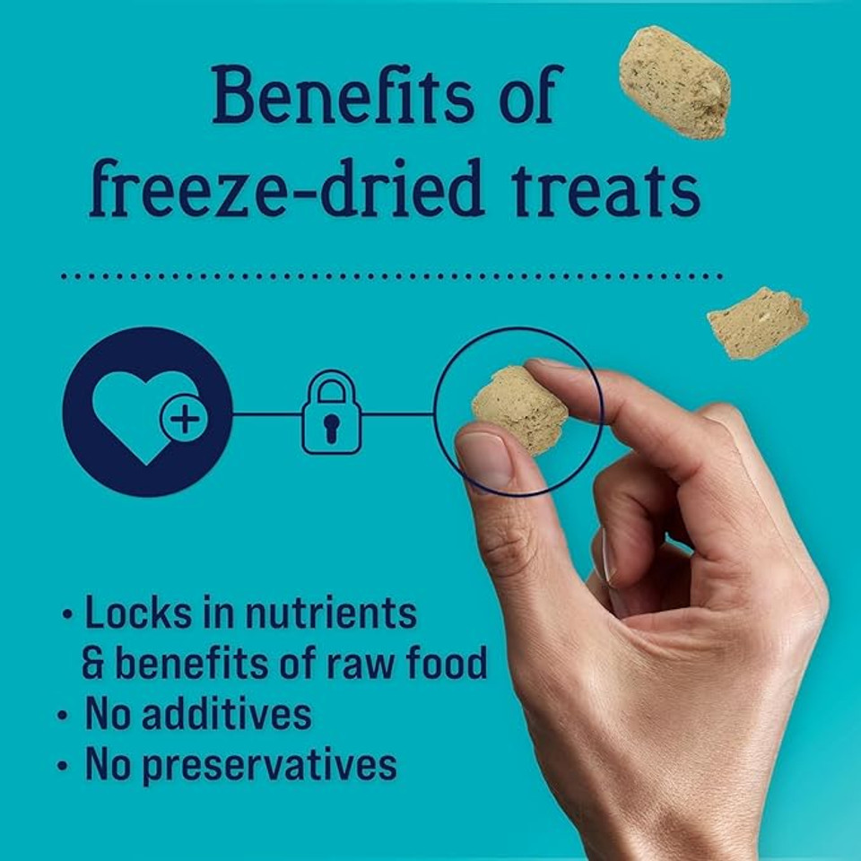 Stewart Freeze Dried Dog Food Topper, Pufftops, Made In Usa With Real Bacon, Healthy, Natural, Freeze Dried Dog Treats, Delicious Dog Food Toppers, Bacon And Cheese Recipe, 3.5 Ounce Resealable Pouch