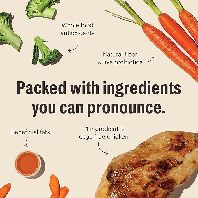 The Honest Kitchen Whole Food Clusters Grain Free Chicken Dry Dog Food, 5 Lb Bag