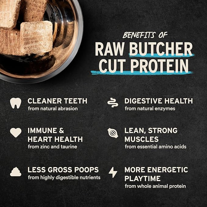 Vital Essentials Freeze Dried Raw Dog Food, Duck Mini Patties Entree, 14 Oz