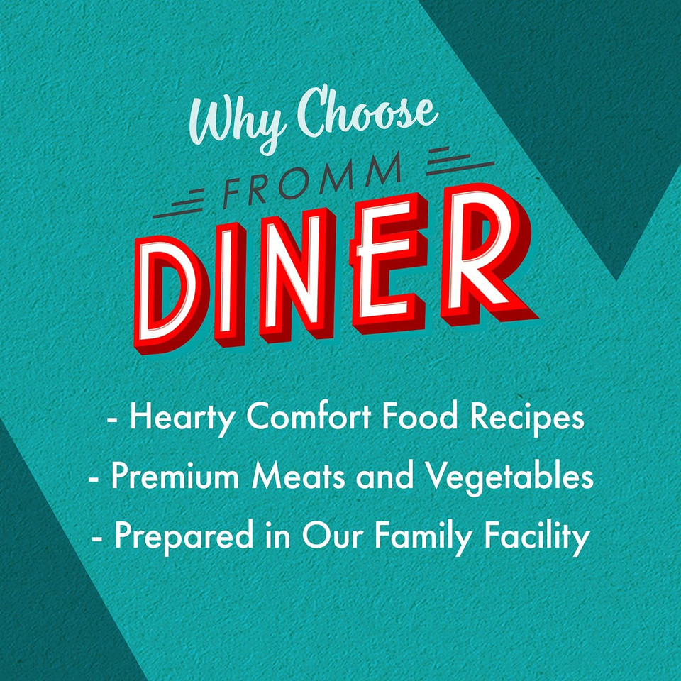 Fromm Diner Favorites Louie'S Chicken & Pasta Stew Dog Food - Premium Wet Dog Food - Chicken Recipe - Case Of 12 Cans