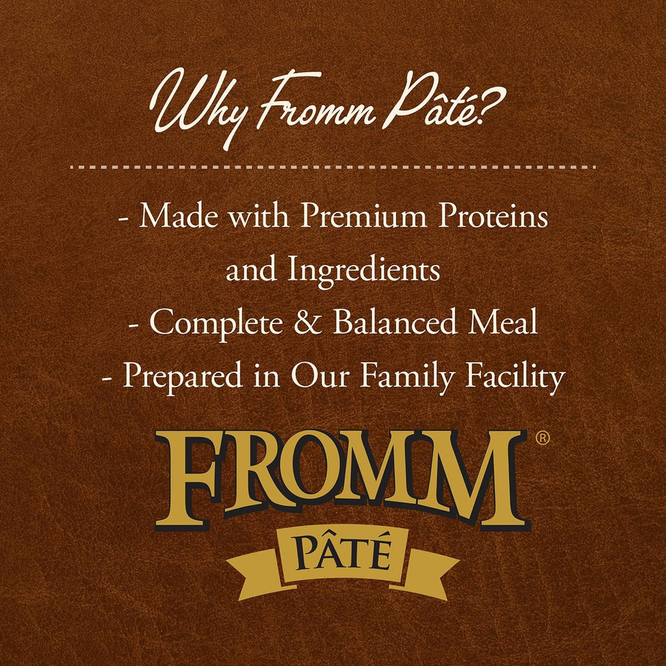Fromm Venison & Lentil Pate Dog Food - Premium Wet Dog Food - Venison Recipe - Case Of 12 Cans
