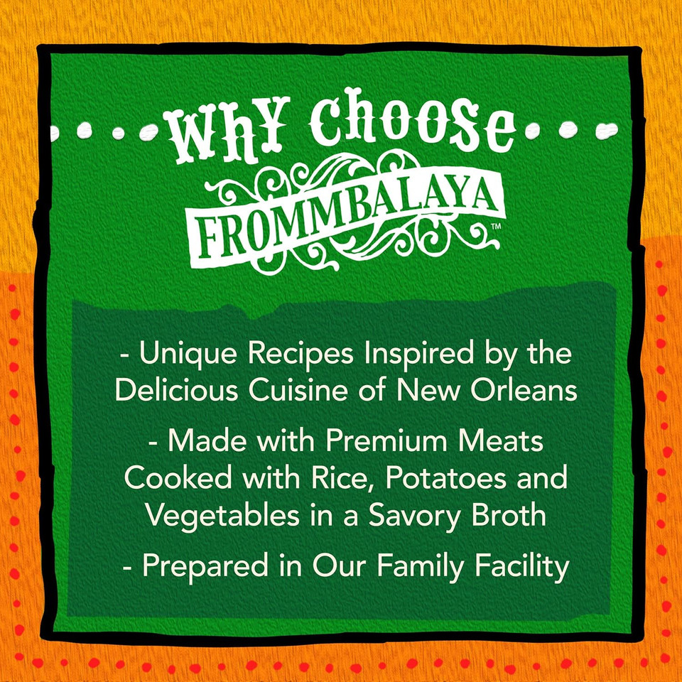 Fromm Frommbalaya Turkey, Vegetable, & Rice Stew Dog Food - Premium Wet Dog Food - Turkey Recipe - Case Of 12 Cans