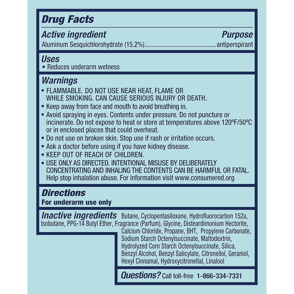 Degree Antiperspirant Dry Spray Pure Fresh 3 Count Anti White Marks And Yellow Stains Deodorant For Women 3.8 Oz