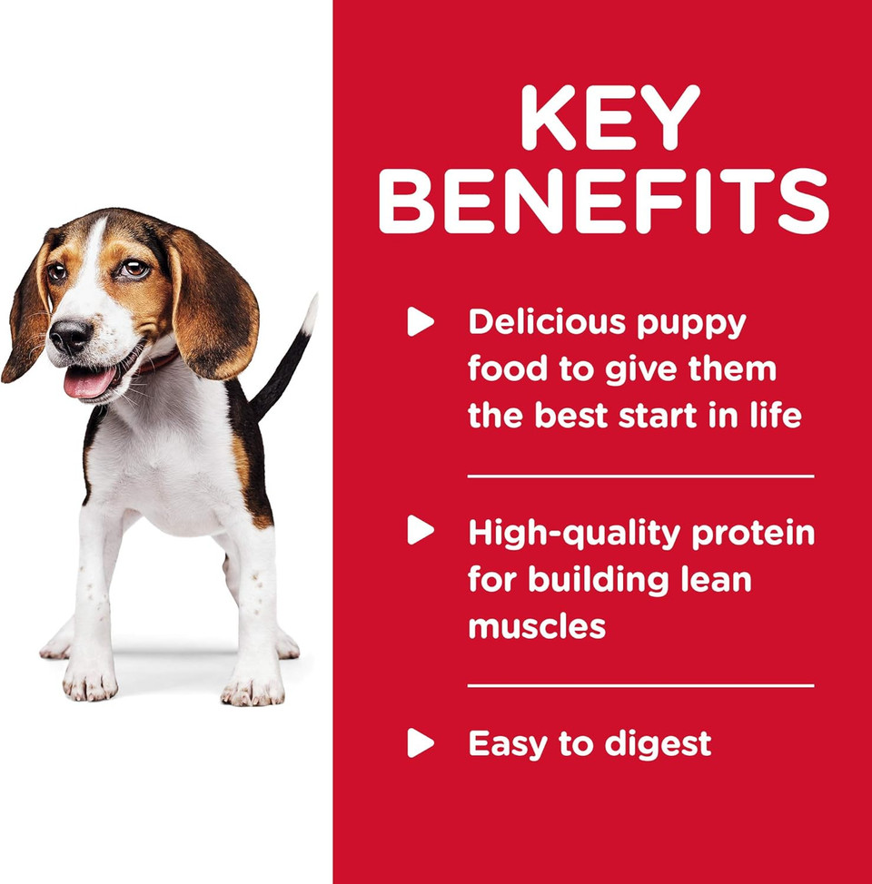 Hill'S Science Diet Puppy, Puppy Premium Nutrition, Wet Dog Food, Chicken & Vegetables Stew, 12.8 Oz Can, Case Of 12