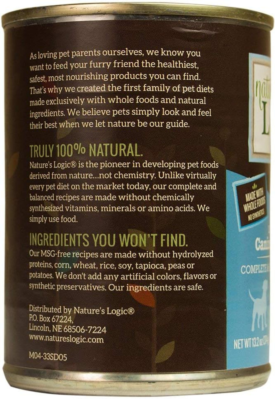 Natures Logic Nl00178 Grain-Free Sardine Feast Wet Dog Food, One Size