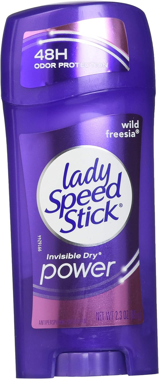 Lady Speed Stick Invisible Dry Antiperspirant & Deodorant, Wild Freesia - 2.3 Oz - 2 Pk By Lady Speed Stick,2.3 Ounce (Pack Of 2)