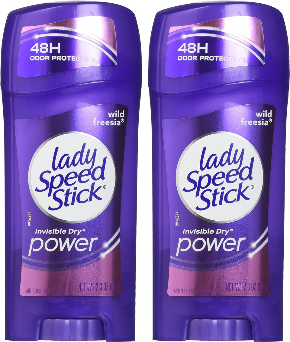 Lady Speed Stick Invisible Dry Antiperspirant & Deodorant, Wild Freesia - 2.3 Oz - 2 Pk By Lady Speed Stick,2.3 Ounce (Pack Of 2)