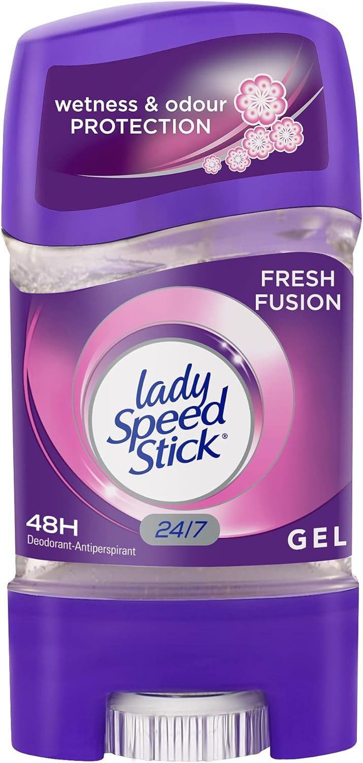 Lady Speed Stick Invisible Dry Power Antiperspirant Deodorant Gel, Fresh Fusion - 2.3 Ounce