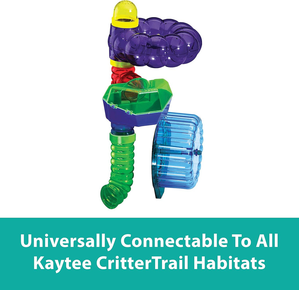Kaytee Crittertrail Fun-Nel Activity Accessory Kit Small Animal Habitat Tubes