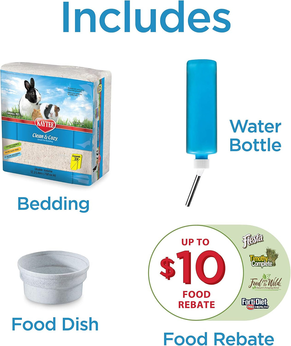 Kaytee My First Home Starter Kit Habitat For Pet Ferrets Or Chinchillas