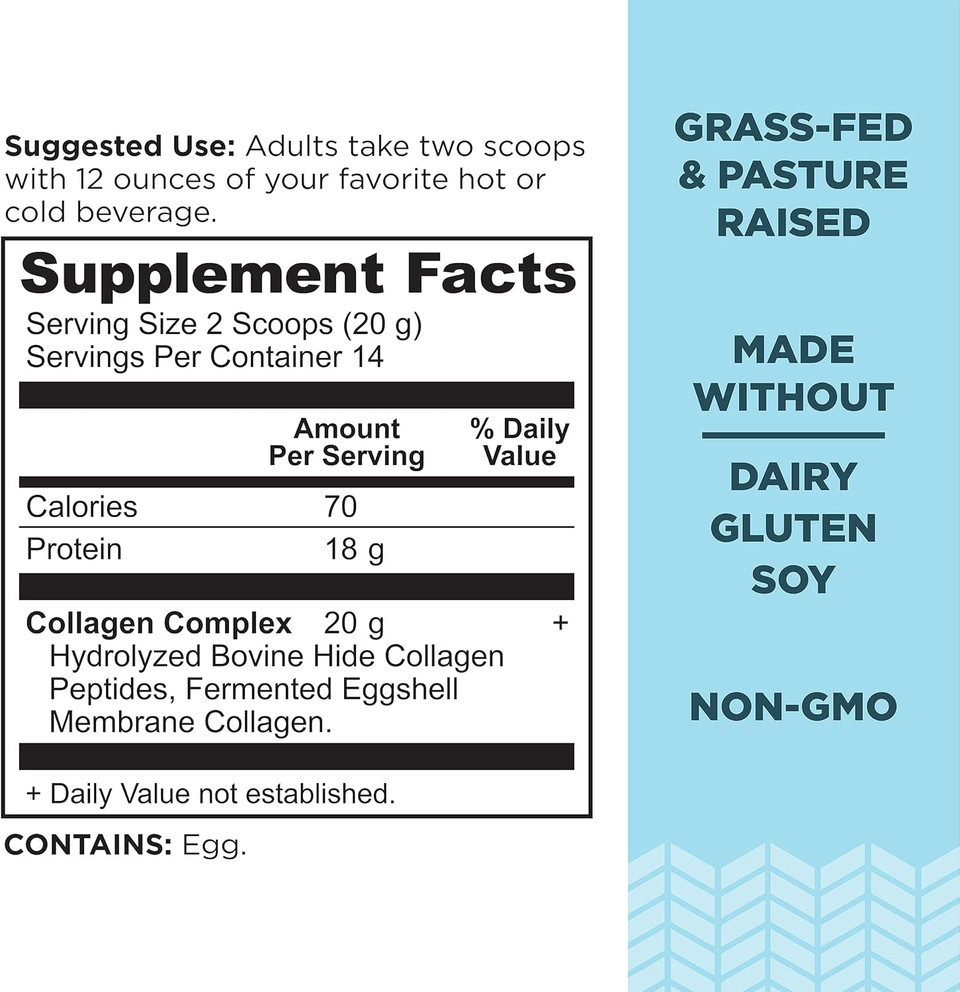Ancient Nutrition Unflavored Collagen Peptides, 9.88 Oz