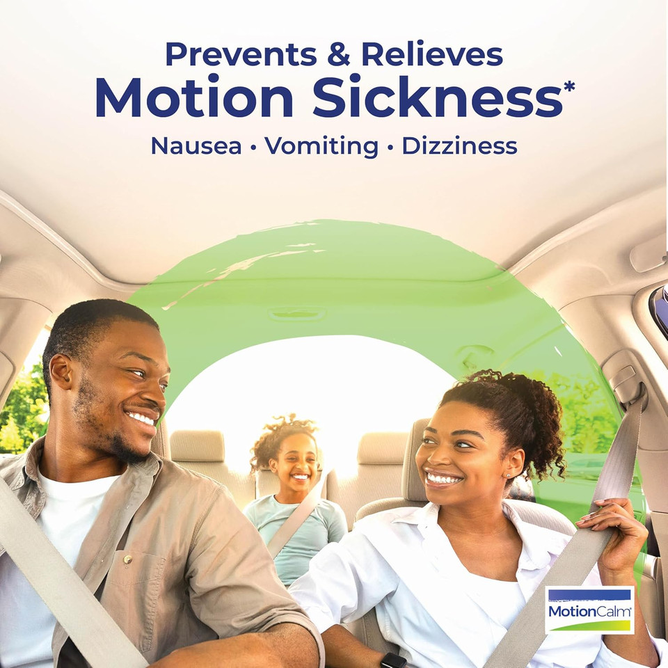 Boiron Motioncalm Relief For Nausea, Vomiting, Or Dizziness Associated With Motion Sickness Due To Travel, Amusement Rides, And Video Games Or Vr - Non-Drowsy - 60 Count Boiron Motioncalm Relief For Nausea, Vomiting, Or Dizziness Associated With Motion Sickness Due To Travel, Amusement Rides, And Video Games Or Vr - Non-Drowsy - 60 Count